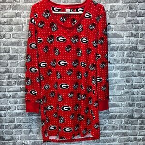 Georgia Bulldogs Long Sleeves sleep shirt‎